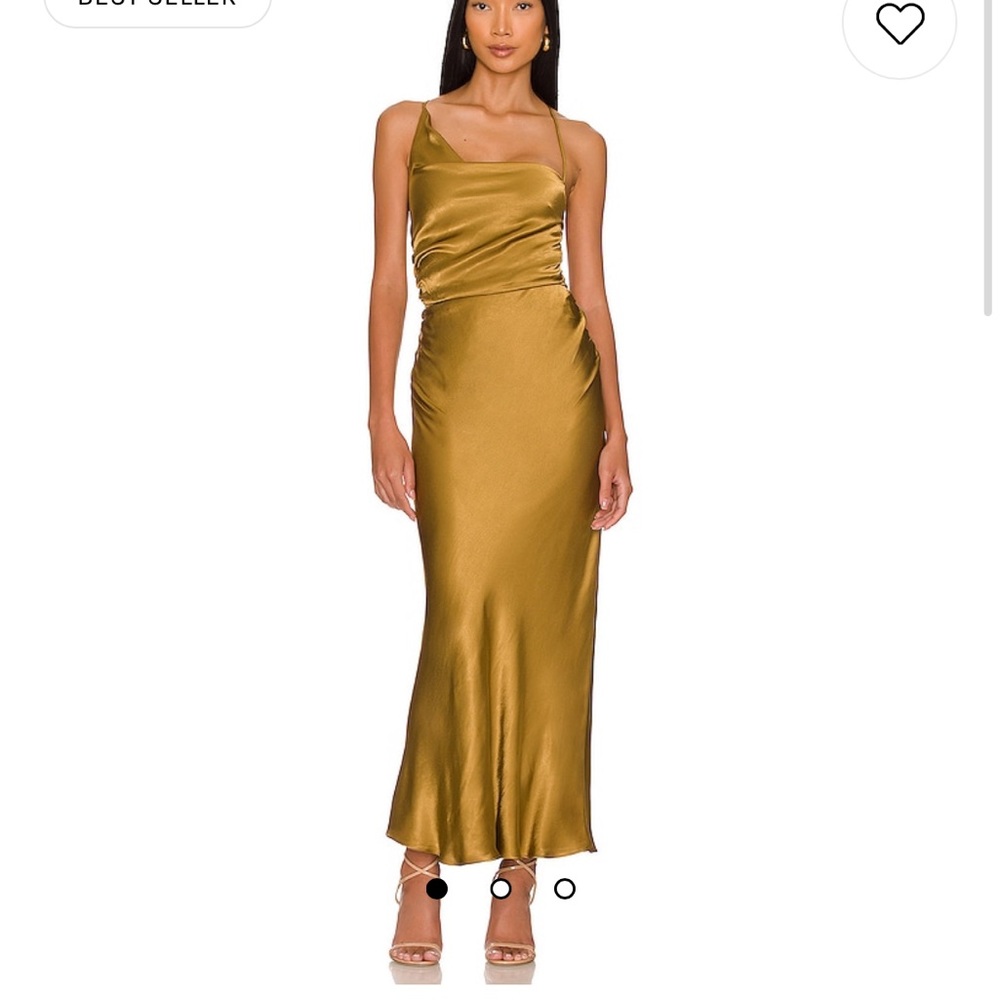 Shona Joy Giorgia Asymmetrical Midi Dress